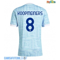 Camisa de time de futebol Juventus Teun Koopmeiners #8 Replicas 2º Equipamento 2025-26 Manga Curta